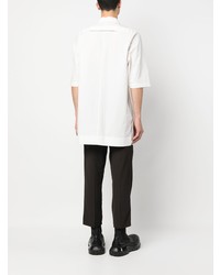 Rick Owens Notched Collar Flap Pockets Shirt