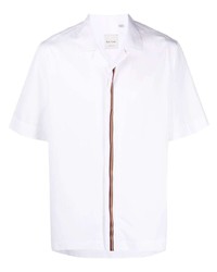 Paul Smith Notched Collar Short Sleeved Shirt
