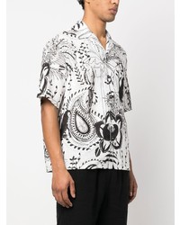 Alanui Oasis Of Imagination Bowling Shirt