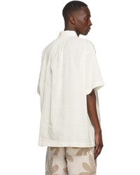 Jacquemus Off White La Chemise Moisson Short Sleeve Shirt