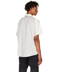 And Wander Off White Polyester Shirt