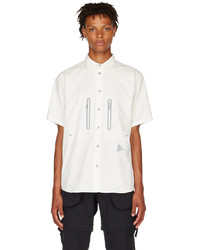 And Wander Off White Polyester Shirt