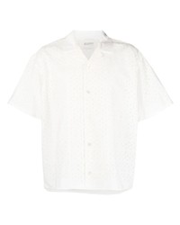 MOUTY Perforated Detail Short Sleeve Shirt