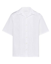 Prada Pleated Panel Cotton Shirt