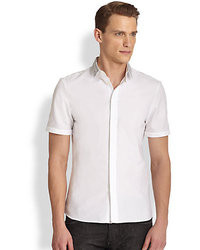 Emporio Armani Printed Collar Cotton Sportshirt