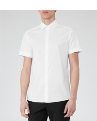 Reiss Redmayne Cotton Short Sleeve Shirt