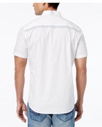 INC International Concepts Reflex Reflective Stripe Short Sleeve Shirt Only At Macys