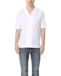Sunspel Revere Collar Short Sleeve Camp Shirt