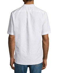 rag & bone Richmond Short Sleeve Shirt White