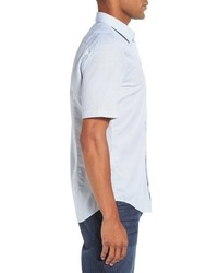 BOSS Robb Trim Fit Short Sleeve Sport Shirt