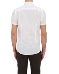 Kolor Ruched Short Sleeve Shirt White