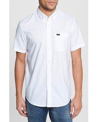 RVCA Thatll Do Short Sleeve Oxford Shirt White Large