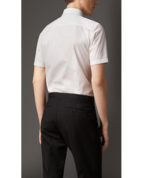 Burberry Short Sleeve Cotton Poplin Shirt