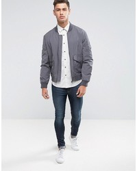 Esprit Short Sleeve Cotton Shirt With Fleck Detail