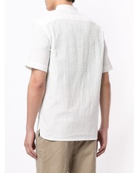 Cerruti 1881 Short Sleeve Mandarin Collar Shirt