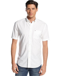 Tommy Hilfiger Mens Big and Tall Button Down Short Sleeve Shirt Maxwell 