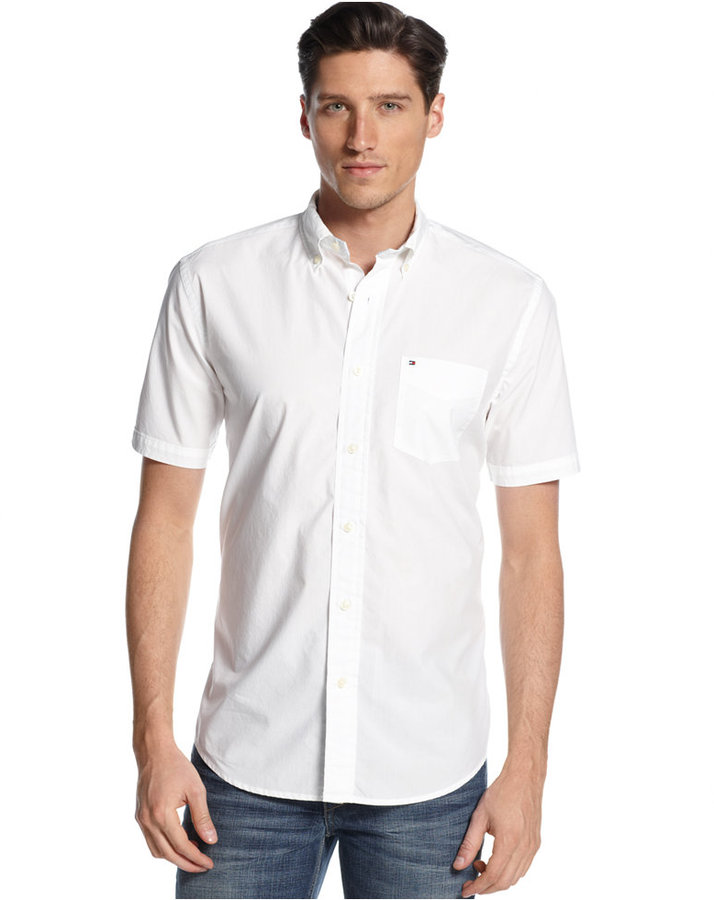 tommy jeans short sleeve shirt