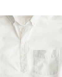 J.Crew Short Sleeve Popover Shirt In Vintage Oxford Cloth