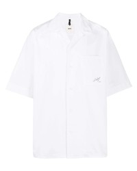 Oamc Short Sleeve Rear Print Shirt