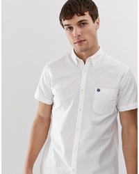 Selected Homme Short Sleeve Shirt In White