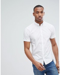 ONLY & SONS Short Sleeve Slim Fit Stretch Cotton Shirt