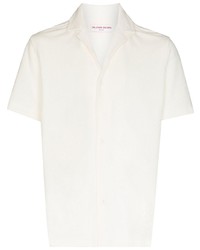 Orlebar Brown Short Sleeve Spread Collar Shirt