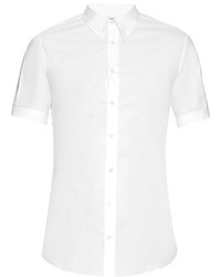 Alexander McQueen Short Sleeved Cotton Blend Shirt