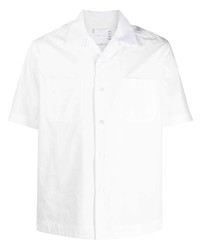 Sacai Short Sleeved Cotton Shirt