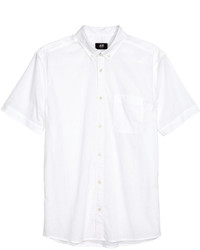 H&M Short Sleeved Cotton Shirt White