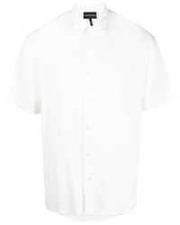 Emporio Armani Short Sleeves Lyocell Shirt