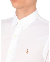 Polo Ralph Lauren Slim Fit Short Sleeve Cotton Oxford Shirt