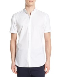 French Connection Sports Trim Fit Short Sleeve Sport Shirt