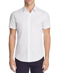 Theory Sylvain Wealth Short Sleeve Slim Fit Button Down Shirt