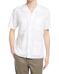 Ted Baker London Tataki Short Sleeve Button Up Camp Shirt