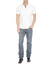AG Jeans The Aviator Ss Shirt Oxford White