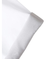 Topman White Grey Contrast Short Sleeve Smart Shirt