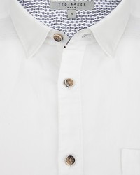 Ted Baker Toscoop End On End Button Down Shirt Regular Fit