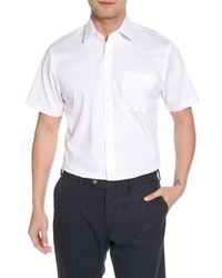 Nordstrom Men's Shop Traditional Fit Non Iron Solid Short Sleeve Dress Shirt