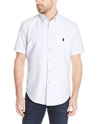 U.S. Polo Assn. Short Sleeve Button Down Oxford Shirt