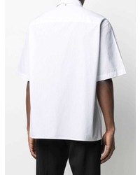 Oamc Vertical Stripe Short Sleeve Shirt