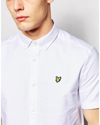 Lyle & Scott Vintage Oxford Shirt With Eagle Logo Short Sleeves