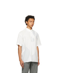 Post Archive Faction PAF White 40 Center Short Sleeve Shirt