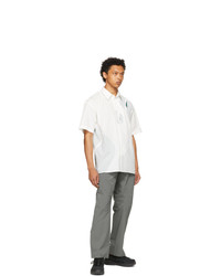 Post Archive Faction PAF White 40 Center Short Sleeve Shirt