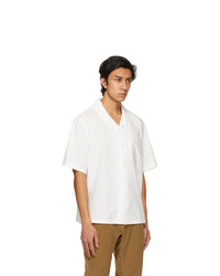 Rag and Bone White Avery Short Sleeve Shirt