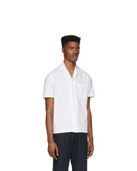 Eidos White Camp Collar Shirt