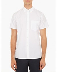 A.P.C. White Cotton Larry Shirt