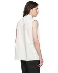 C2h4 White Cotton Shirt
