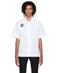 Givenchy White Cotton Short Sleeve Shirt