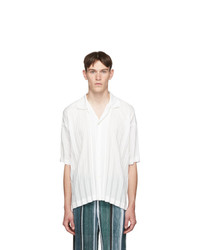 Homme Plissé Issey Miyake White Edge Shirt