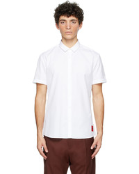 Hugo White Empson Short Sleeve Shirt